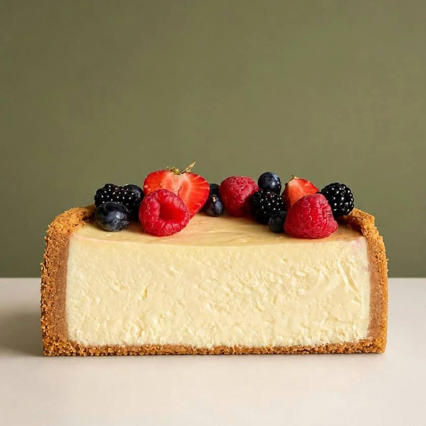 Rez klasického New York cheesecaku