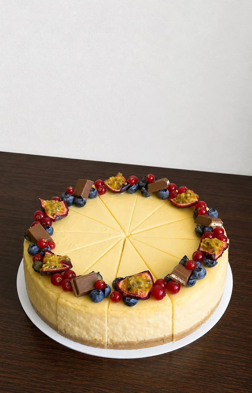 Ručne ozdobený cheesecake Dayana Cheesecake