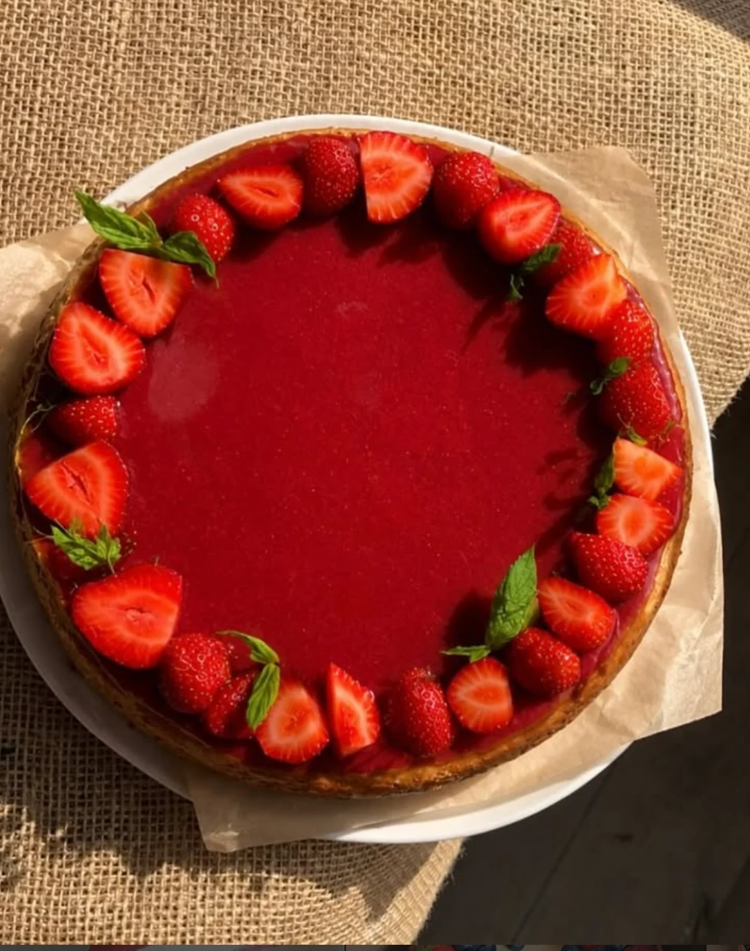 Cheesecake jahoda vanilka